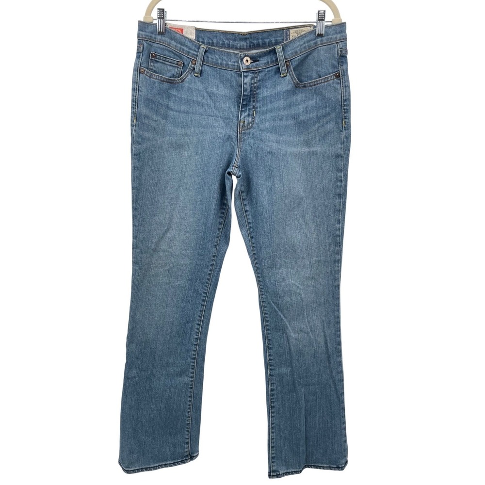 Gap 1969 Boot Cut Jeans Womens 14R Light Indigo Blue Stretch Denim Y2K